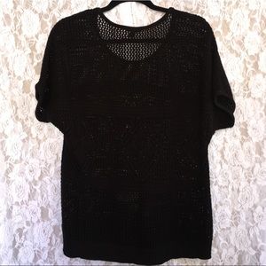 Torrid Black Crochet Top